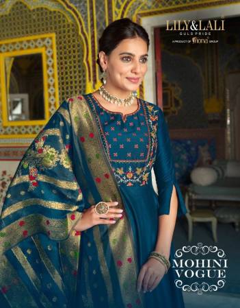 Mohini Vogue By Lily & Lali Designer Festive Wear Salwar Kameez Collection